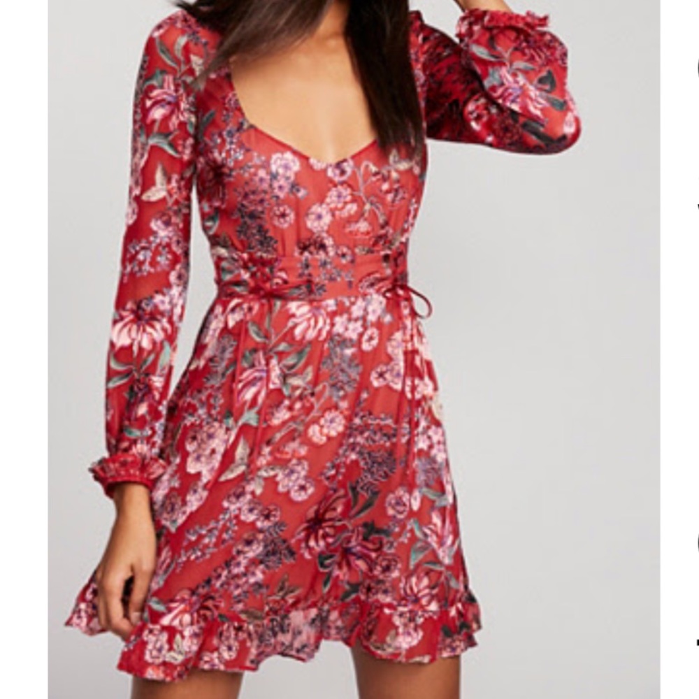 Free people! For The Love and Lemons red dress